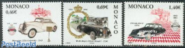 Monaco 2002 Automobiles 3v, Mint NH, Transport - Automobiles - Nuovi