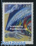 Monaco 2008 Television Festival 1v, Mint NH, Performance Art - Radio And Television - Unused Stamps