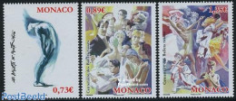 Monaco 2009 Ballet 3v, Mint NH, Performance Art - Dance & Ballet - Unused Stamps