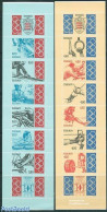 Monaco 1993 I.O.C. 16v In 2 Booklets, Mint NH, Sport - Transport - Athletics - Cycling - Fencing - Judo - Kayaks & Row.. - Neufs