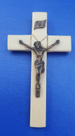 Belle Croix Pectorale Ivoire Ancien Début XXe - Crucifix - Ivory Cross - Religious Medal - Religion & Esotericism