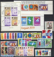 Netherlands Antilles 1979 Yearset 1979 (33v+3s/s), Mint NH, Various - Yearsets (by Country) - Non Classés