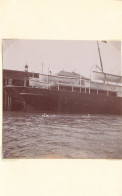 STEAMER - Bateau D'excursion, Calais Boulogne Sur Mer ?(photo Années 1900, Format 8,4cm X 8,4cm) - Barche