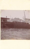 STEAMER - Bateau D'excursion, Calais Boulogne Sur Mer ?(photo Années 1900, Format 8,4cm X 8,4cm) - Boats