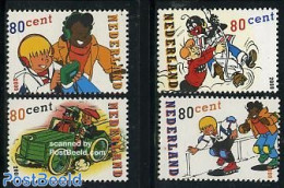 Netherlands 2000 Comics, Sjors & Sjimmie 4v, Mint NH, Transport - Automobiles - Art - Comics (except Disney) - Neufs