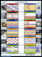 Netherlands 2002 Twelve Provinces 12v M/s, Mint NH, Health - History - Nature - Transport - Food & Drink - Flags - Bir.. - Unused Stamps