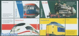 Netherlands 2005 Railways 4v+tabs [+], Mint NH, Transport - Railways - Nuovi