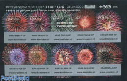 Netherlands 2007 Christmas Lottery Stamps 10v S-a, Mint NH, Religion - Christmas - Art - Fireworks - Ungebraucht
