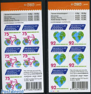 Netherlands 2008 Priority Stamps 2 Foil Sheets (with 5 Sets), Mint NH, Sport - Various - Cycling - Maps - Neufs