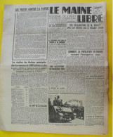 Journal Le Maine Libre Du 1 Mai 1945. Guerre Japon épuration Tito Pologne Herriot Bidault De Gaulle  Laval Mayenne - Other & Unclassified