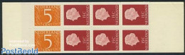 Netherlands 1964 2x5c+6x15c Booklet (small Margin, 2 Holes), Mint NH, Stamp Booklets - Nuevos