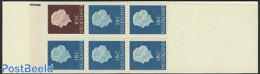 Netherlands 1965 1x10+5x18c Booklet 3 Colour Register Line, Mint NH, Stamp Booklets - Neufs
