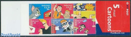 Netherlands 2001 Cartoons Booklet, Mint NH, Nature - Cats - Stamp Booklets - Art - Comics (except Disney) - Unused Stamps