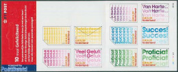 Netherlands 2002 Greettings 10v In Booklet, Mint NH, Stamp Booklets - Unused Stamps