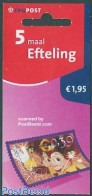 Netherlands 2002 Efteling 5v In Booklet, Mint NH, Stamp Booklets - Art - Fairytales - Neufs