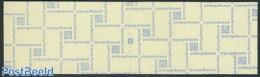 Netherlands 1971 4x25c Booklet, Phoshor, Count Block, Verhuist U?, Mint NH, Stamp Booklets - Ongebruikt