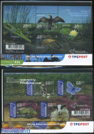 Netherlands 2005 Natuurmonumenten 2 Presentation Packs, Mint NH, Nature - Animals (others & Mixed) - Birds - Butterfli.. - Neufs