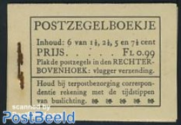 Netherlands 1941 Definitives Booklet, Mint NH, Stamp Booklets - Booklets & Coils