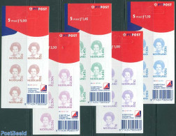 Netherlands 2001 Definitives, 5 Foil Sheets, Mint NH - Nuovi