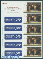 Netherlands 2000 Rembrandt M/s (5x100c), Mint NH, Art - Paintings - Rembrandt - Ungebraucht