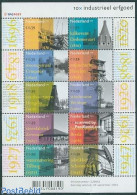 Netherlands 2002 Industrial Heritage 10v M/s, Mint NH, Health - Science - Transport - Various - Food & Drink - Mining .. - Unused Stamps