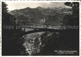 11631529 Naefels Panorama Mit Muertschenstock Viadukt Zum Obersee Naefels - Altri & Non Classificati
