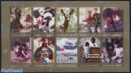Netherlands 2004 Christmas 10v, Welfare, Mint NH, Nature - Religion - Deer - Christmas - Ongebruikt