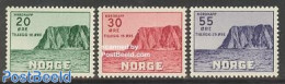 Norway 1953 Tourism 3v, Mint NH, Transport - Ships And Boats - Ongebruikt