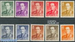 Norway 1958 Definitives 10v, Mint NH - Unused Stamps