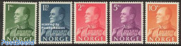 Norway 1959 Definitives 5v, Normal Paper, Mint NH - Neufs