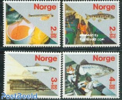 Norway 1987 Fishing Industry 4v, Mint NH, Nature - Fish - Fishing - Ungebraucht