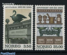 Norway 1995 Pharmacy 2v, Mint NH, Health - Science - Health - Weights & Measures - Nuevos