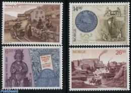 Norway 1999 Millennium 4v, Mint NH, History - Religion - Various - History - Religion - Industry - Unused Stamps