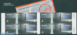 Norway 2005 Lighthouses Booklet, Mint NH, Science - Various - Weights & Measures - Stamp Booklets - Lighthouses & Safe.. - Unused Stamps