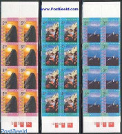 Norway 1998 Tourism 3 Booklets, Mint NH, Nature - Various - Fishing - Stamp Booklets - Tourism - Nuevos