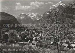 11631513 Mollis Gesamtansicht Mit Glaernischkette Und Rauti Alpenpanorama Baumbl - Sonstige & Ohne Zuordnung