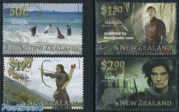 New Zealand 2008 Narnia, Prince Caspian 4v, Mint NH, Performance Art - Film - Movie Stars - Ongebruikt