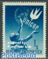 Austria 1949 UNICEF 1v, Unused (hinged), History - Unicef - Unused Stamps