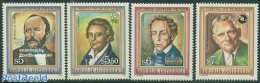 Austria 1992 Scientists 4v, Mint NH, Science - Chemistry & Chemists - Unused Stamps