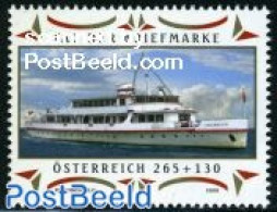 Austria 2009 Stamp Day 1v, Mint NH, Transport - Stamp Day - Ships And Boats - Neufs