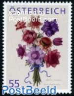 Austria 2009 Anemone 1v, Mint NH, Nature - Flowers & Plants - Unused Stamps