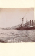 STEAMER - Bateau D'excursion, Calais Boulogne Sur Mer ?(photo Années 1900, Format 8,4cm X 8,4cm) - Bateaux