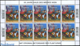 Austria 2007 Ocean House M/s (with 10 Stamps), Mint NH, Nature - Fish - Nuevos
