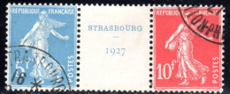 N° 242A (EXPO STRASBOURG 1927 Signé CALVES) COTE= 900 Euros - Used Stamps