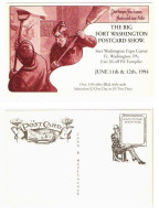 THE BIG FORT WASHINGTON POSTCARD SHOW - Ft. Washington, PA USA - 1994 - Sammlerbörsen & Sammlerausstellungen