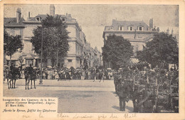 Angers      49       Inauguration De La Caserne  Dsjardin 1904  Défilé Place Lorraine   433-434  (voir Scan) - Angers