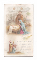 Nativité, Crèche, Noël, Épiphanie, Citations Saint Jean Et Saint Alphonse, éditeur Non Mentionné - Images Religieuses
