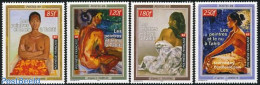 French Polynesia 1999 Nude Paintings 4v, Mint NH, History - Women - Art - Modern Art (1850-present) - Nude Paintings -.. - Ungebraucht