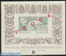 Poland 1993 Polska 93 S/s PROBA Without Control Number RARE!, Mint NH, History - Nature - Knights - Birds - Horses - P.. - Ongebruikt