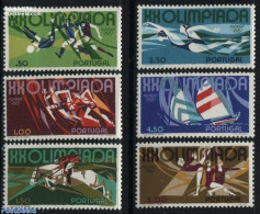 Portugal 1972 Olympic Games Munich 6v, Mint NH, Nature - Sport - Horses - Athletics - Football - Gymnastics - Olympic .. - Neufs